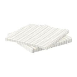 Fine grid pappersservett, Vit-beige, 20‑pack, 33×33 cm