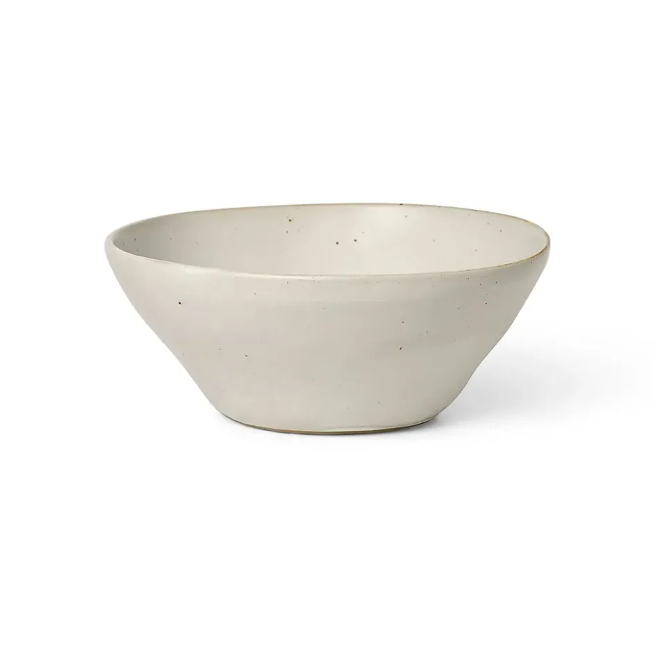 Flow skål 14,5 cm, Off-white speckle