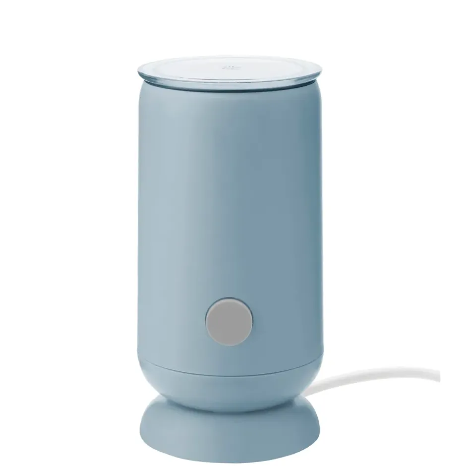 Foodie Elektrisk mjölkskummare, Dusty blue