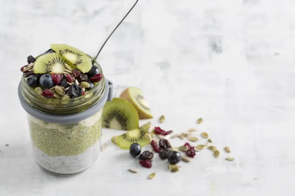 Frukostset glasskål + sked, 0,35 L