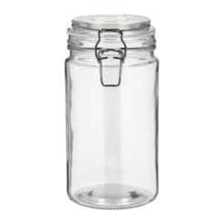 Funktion syltburk med patentlock, Transparent, 1 L
