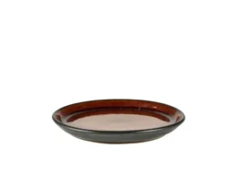 Gastro tallrik Ø17 cm, Svart-amber