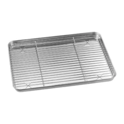Gili gastrobleck, Rostfritt stål, med galler, 40,5x28 cm cm