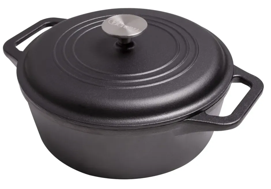 Gjutjärnsgryta 3,8 l, Svart