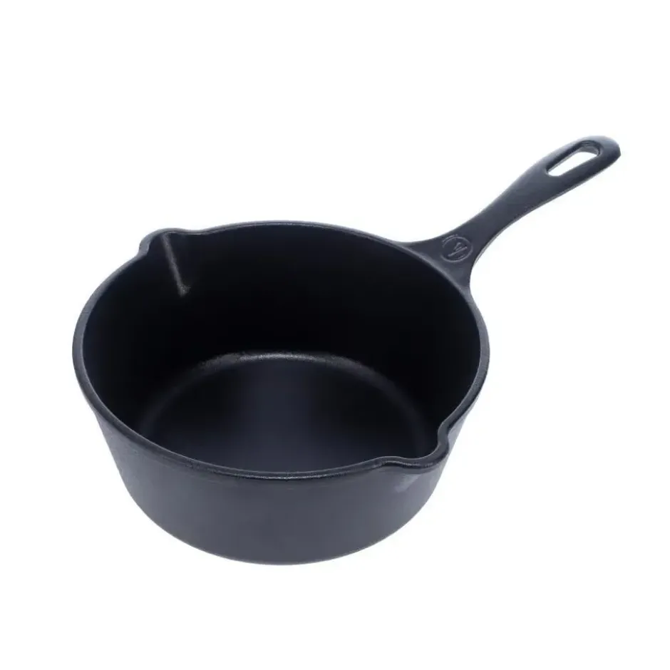 Gjutjärnskastrull Ø22 cm, Mattsvart