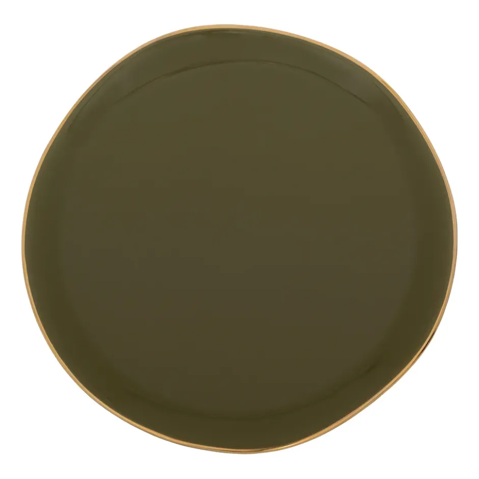 Good Morning tallrik 17 cm, Fir green