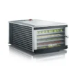 Graef DA506 Dehydrator svamptork 6 brickor, Svart-grå