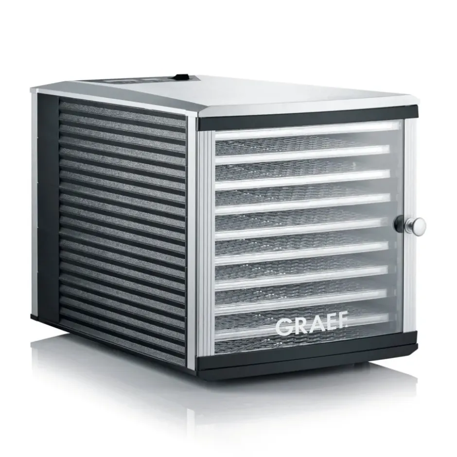 Graef DA510 Dehydrator svamptork 10 brickor, Svart-grå