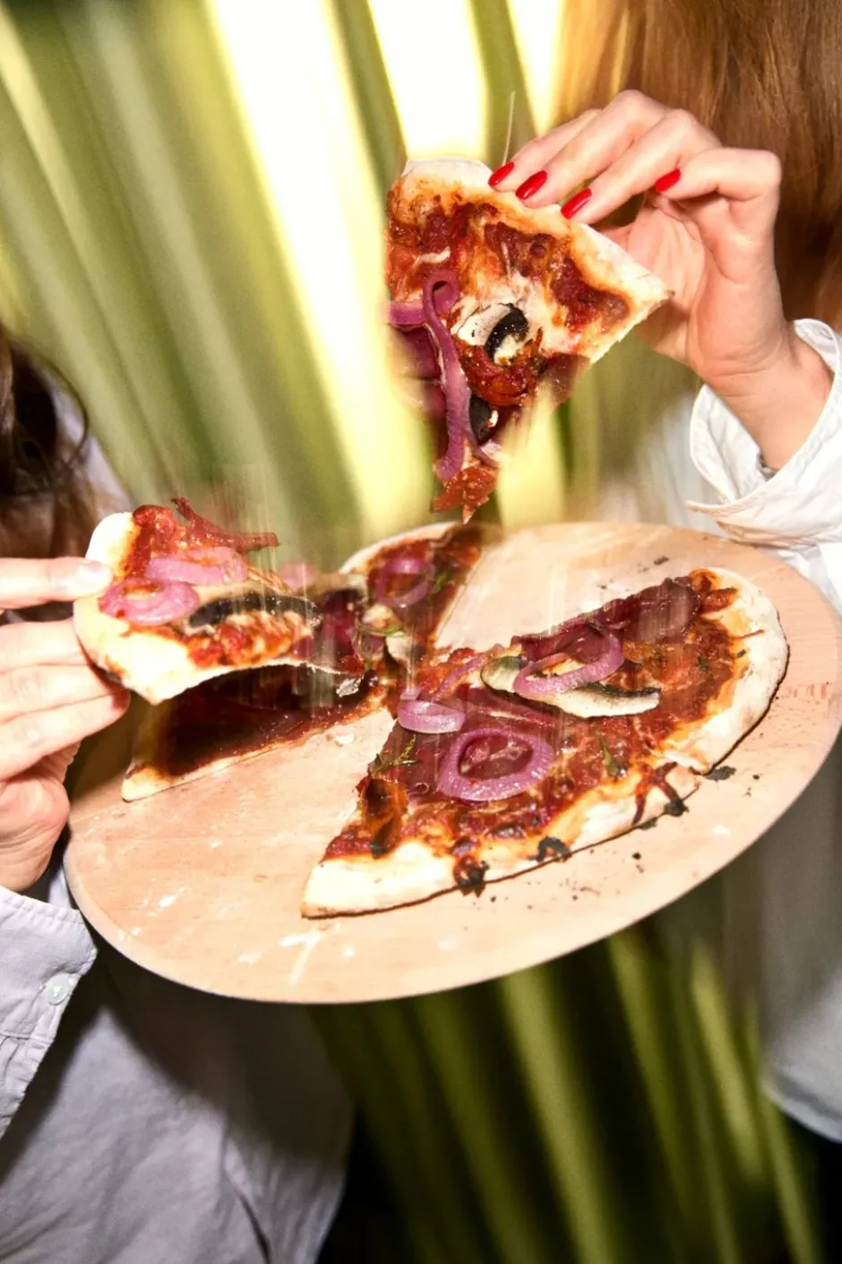 Grand Cru pizzabräda och pizzaskärare, Bok, Ø35 cm