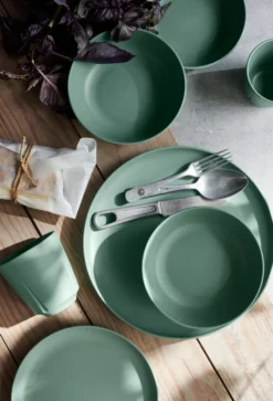 Grand Cru Take assiett Ø19,5 cm 2-pack, Dimgrön