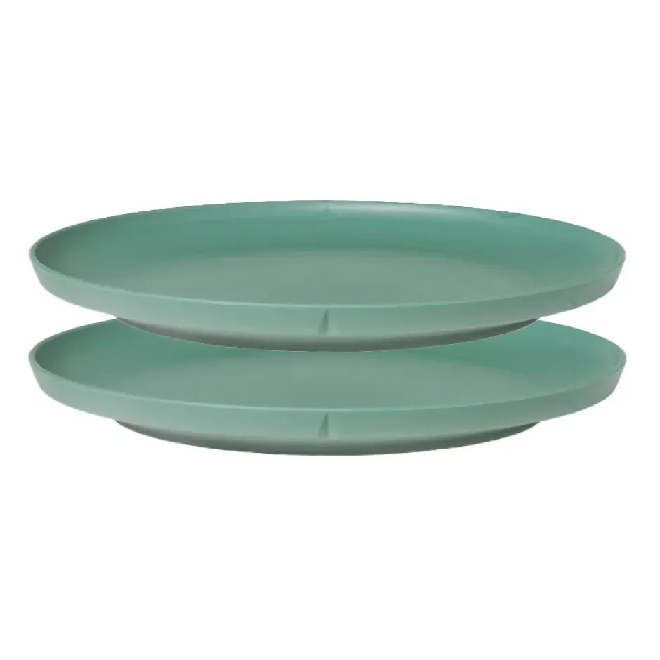 Grand Cru Take tallrik melamin Ø26 cm 2-pack, Dimgrön