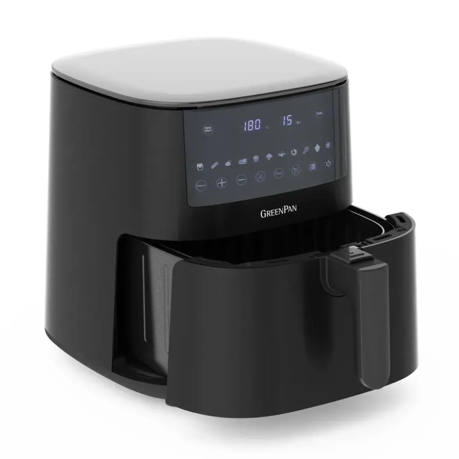 GreenPan XL Airfryer 1 korg 7,2 liter, Svart