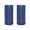 Groovy salt- och pepparkar, Blue stoneware