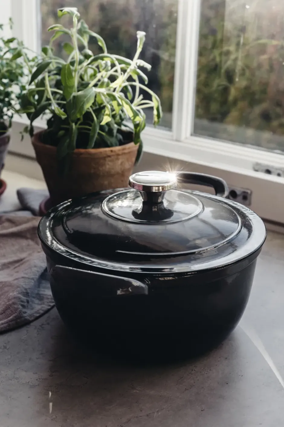 Gryta gjutjärn, 4 L