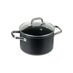 Gryta 2,6L med lock, Rostfritt stål