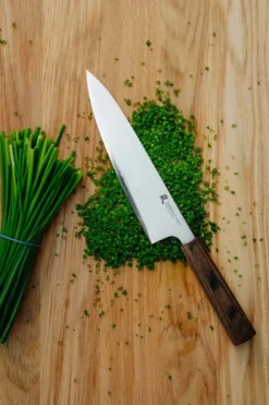 Hana kockkniv 20 cm, Rostfritt stål-pakkaträ
