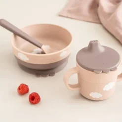 Happy Clouds foodie first meal servisset 3 delar, Powder