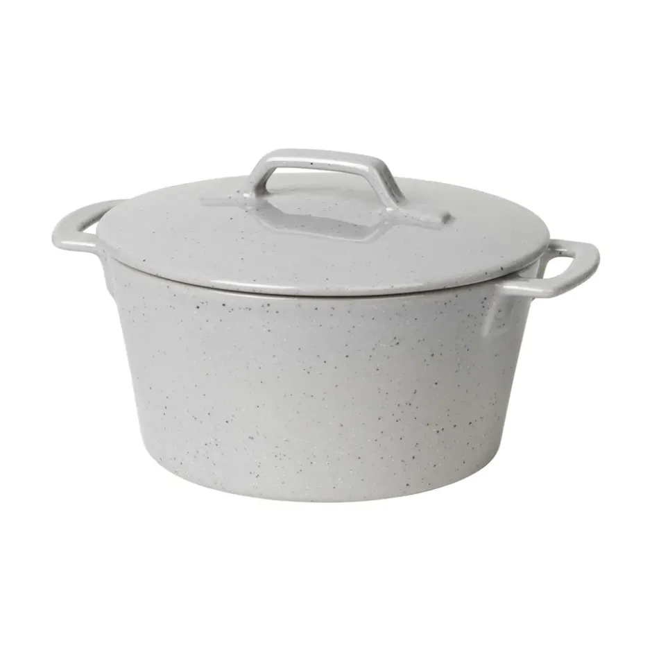 Hasle gryta 19x23,5 cm, Light grey granite