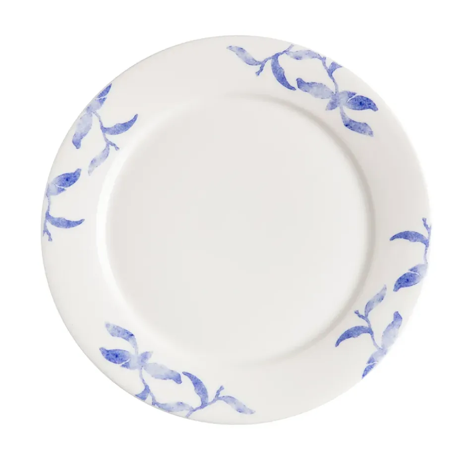 Havspil assiett 21 cm 4-pack, blå-vit