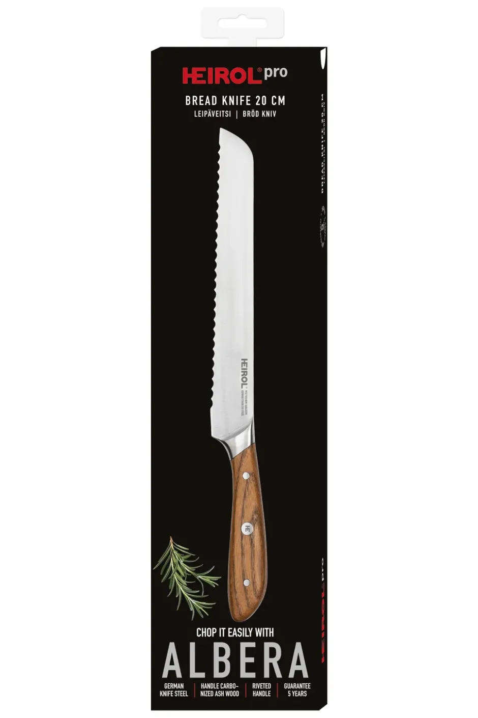 Heirol albera brödkniv, 20 cm