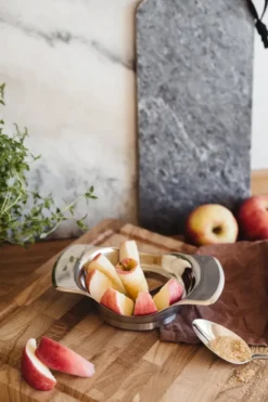 Heirol äppeldelare, Rostfritt stål-18 cm