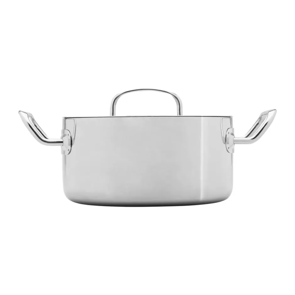 Heirol Steely Classic Triply gryta med lock 3 liter, Rostfritt stål