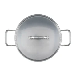 Heirol Steely Classic Triply gryta med Lock 5,5 liter, Rostfritt stål