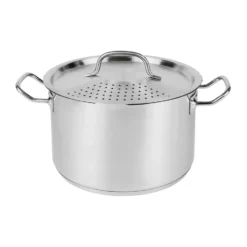 Heirol Steely gryta med lock inbyggd sil, 5 liter