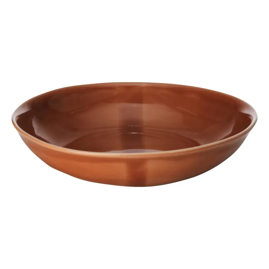 Heirol x Nosse Smooth djup tallrik Ø28 cm, Terracotta