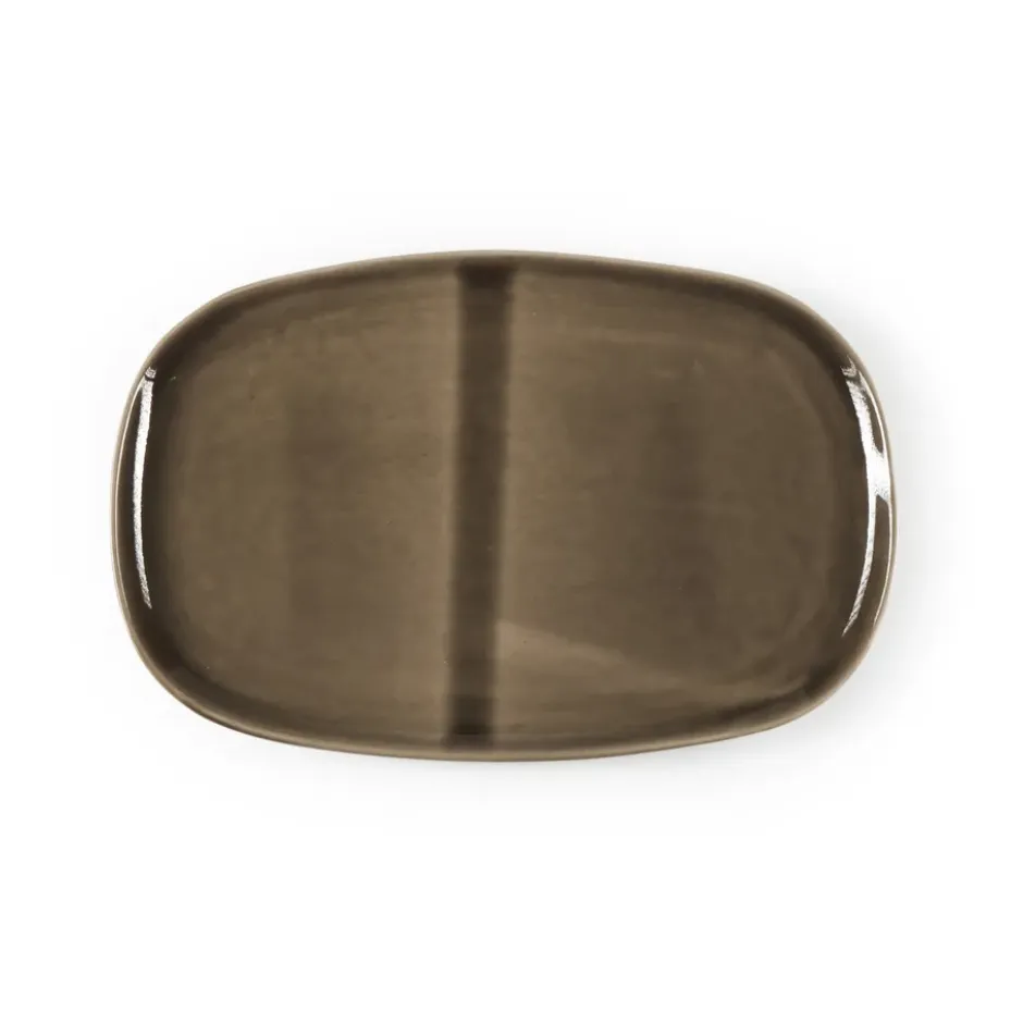 Heirol x Nosse Svelte tallrik oval 25 cm, Olive