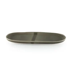 Heirol x Nosse Svelte tallrik oval 25 cm, Olive