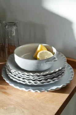 Heirol x Nosse Twist tallrik Ø23 cm, Stone