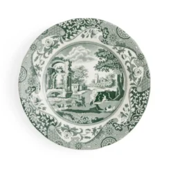 Heritage Green Italian tallrik, Grön, Ø20 cm