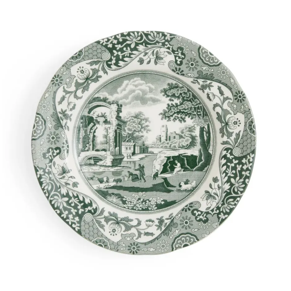 Heritage Green Italian tallrik, Grön, Ø20 cm