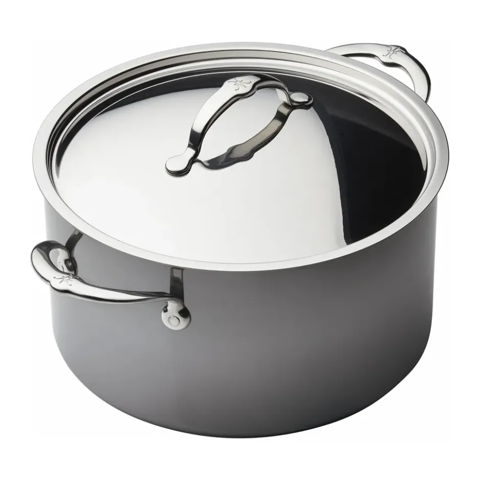 Hestan Nanobond gryta med lock 7,6 L, Rostfritt stål