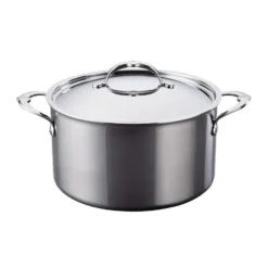 Hestan Nanobond gryta med lock 7,6 L, Rostfritt stål