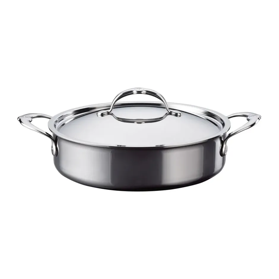 Hestan Nanobond sauteuse med lock 26 cm, Rostfritt stål