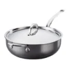 Hestan Nanobond traktörpanna med lock 4,7 L, Rostfritt stål
