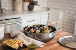 Hestan Nanobond traktörpanna med lock 4,7 L, Rostfritt stål