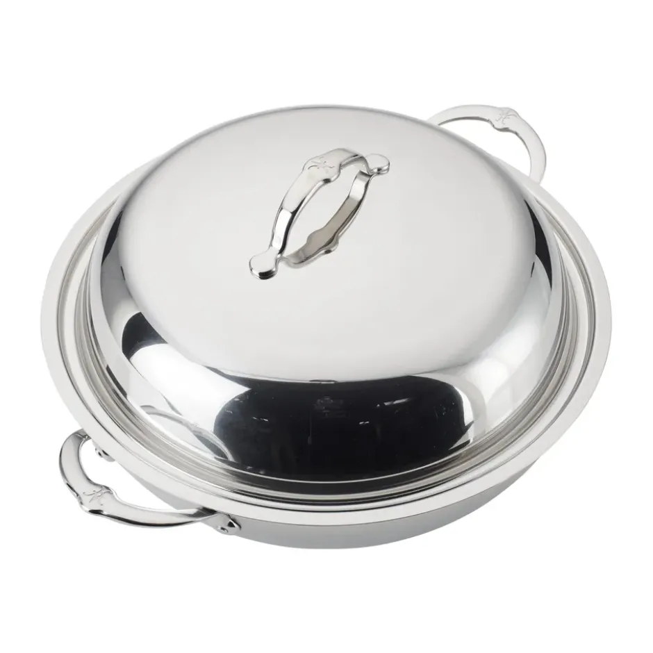 Hestan Probond wok med lock 36 cm, Rostfritt stål