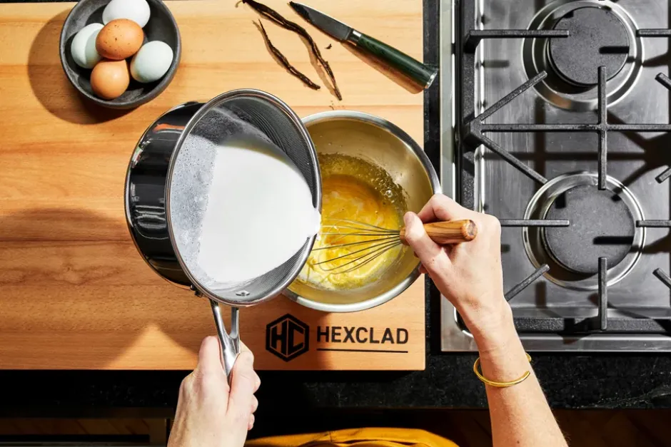 Hexclad gryta med lock, 2 l