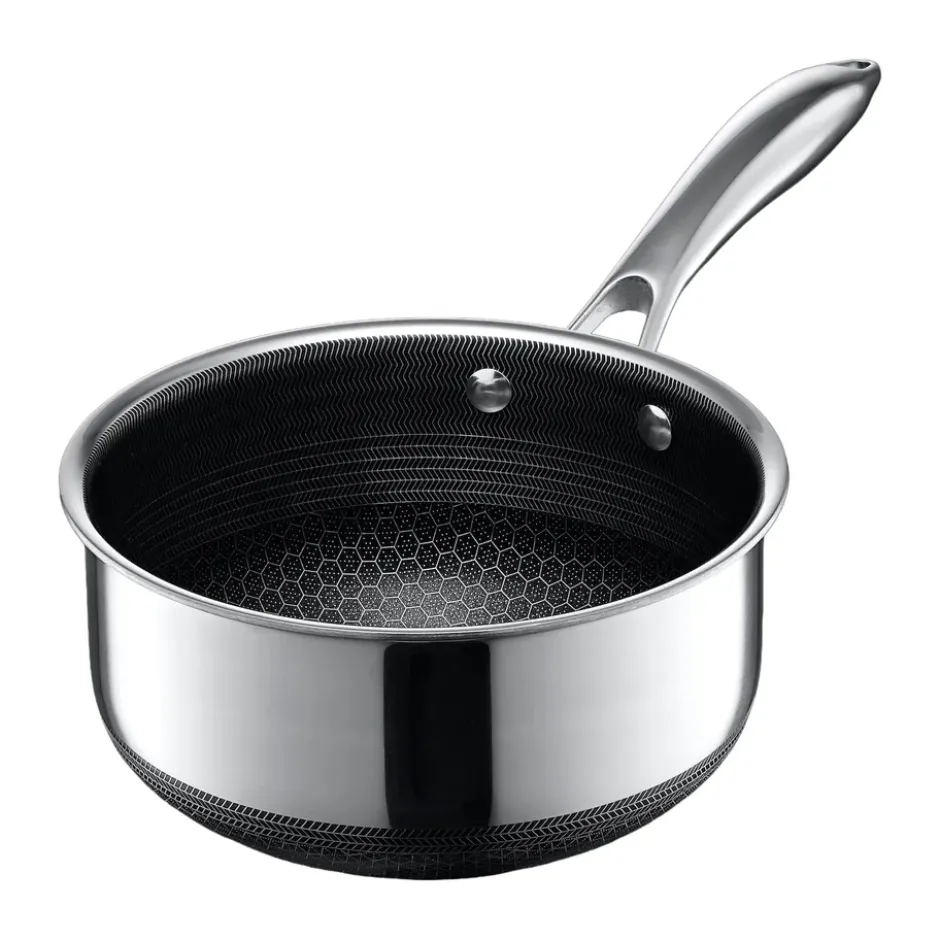 Hexclad gryta med lock, 2 l
