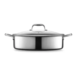 Hexclad hybrid traktörpanna 6,6 L, Silver