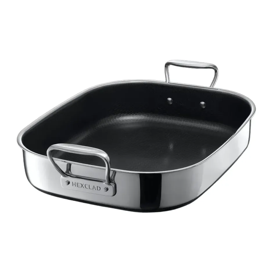 Hexclad hybrid ugnspanna 40 cm, Silver
