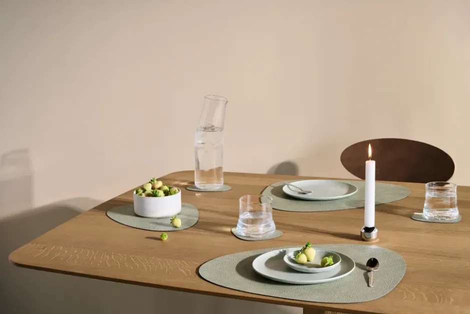 Hippo bordstablett curve M, Olive green