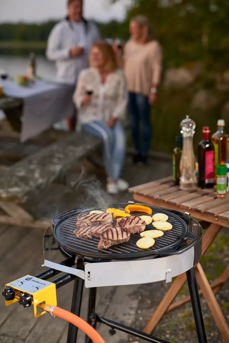 Hällmark grillhäll vändbar Ø42 cm, Gjutjärn