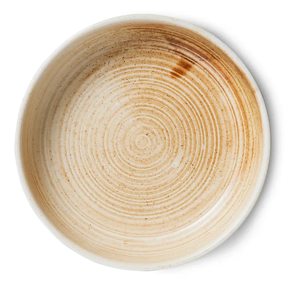 Home Chef djup tallrik large Ø21,5 cm, Rustic cream-brown