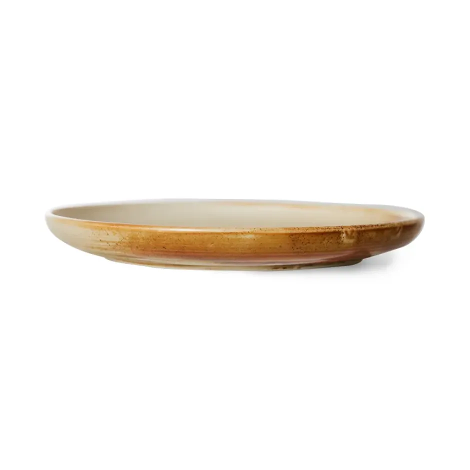 Home Chef side plate assiette Ø20 cm, Rustic cream-brown