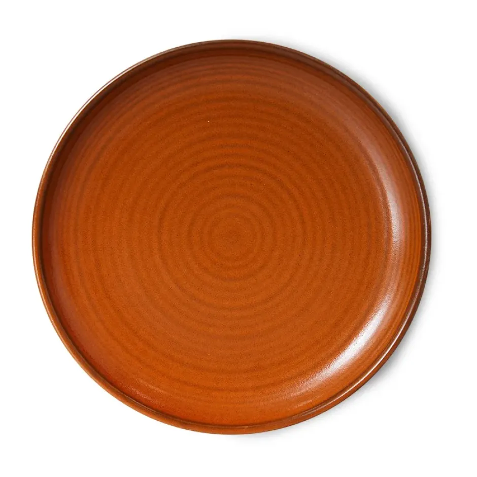 Home Chef side plate assiette Ø20 cm, Burned orange