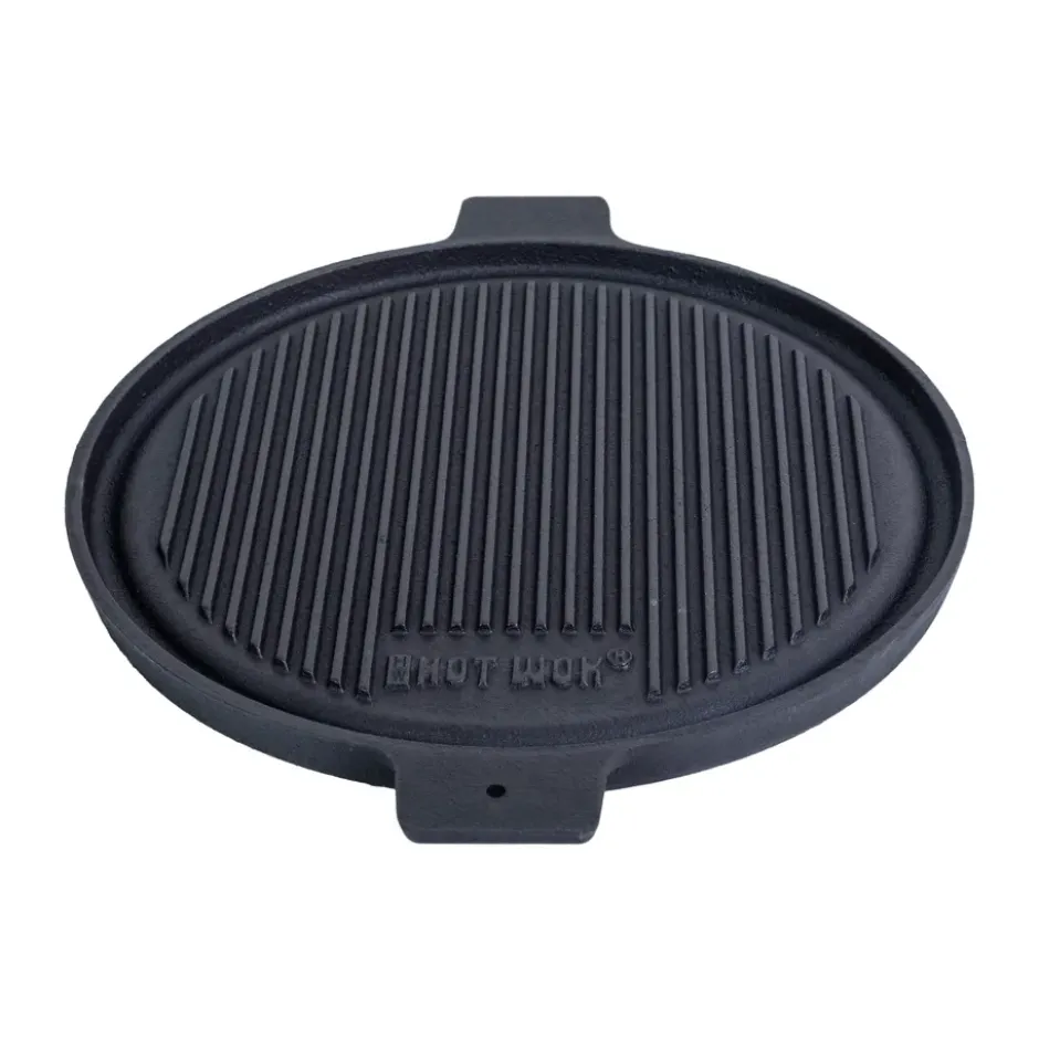 Hot Wok grillpanna gjutjärn, 32,5 cm